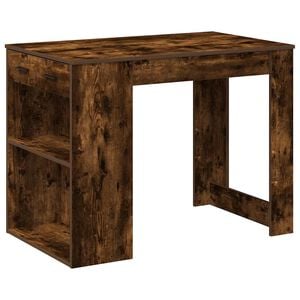 vidaXL Skrivebord med skuff og hylle 102x62x77,5 cm konstruert tre