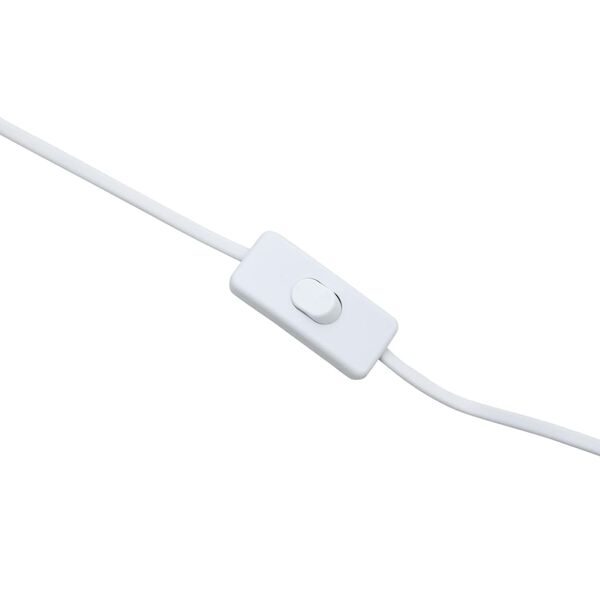 vidaXL St&aring;ende gulvlampe selje hvit 52 cm E27