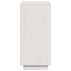 vidaXL Skjenk hvit 60x34x75 cm heltre furu