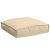 vidaXL Pute 6 pcs Beige 40 x 40 x 8 cm Oxford Stoff