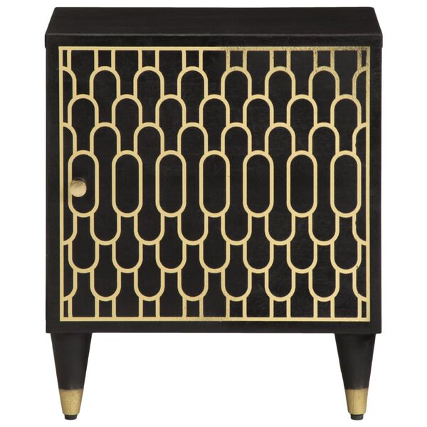 vidaXL Nattbord 40x33x46 cm heltre mango