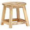 vidaXL H&aring;ndmalt krakk 38x38x35 cm heltre mango