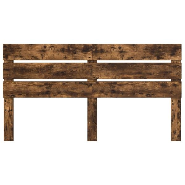 vidaXL Hodegavl R&oslash;kt eik 200 cm Konstruert tre