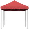 vidaXL Sammenleggbart partytelt pop-up burgunder 580x292x315 cm