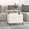 vidaXL Salongbord h&oslash;yglans hvit 60x44,5x45 cm konstruert tre