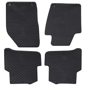 vidaXL Bilmatte 4 pcs Svart passer til FABIA III 2014-2022 Gummi