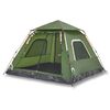 vidaXL Kuppeltelt for camping 5 personer gr&oslash;nn hurtigutl&oslash;ser