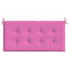 vidaXL Hagebenkpute Rosa 100 x 50 x 4 cm Oxford-stoff