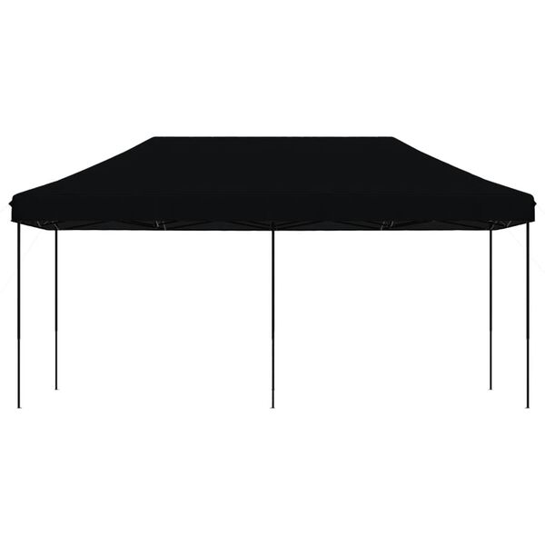 vidaXL Sammenleggbart partytelt pop-up svart 580x292x315 cm