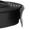 vidaXL Garasje D&oslash;r Tetning Svart 52 x 2 mm 2,5 m PVC