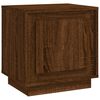 vidaXL Nattbord brun eik 44x35x45 cm konstruert tre