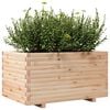 vidaXL Plantekasse 90x60x49,5 cm heltre furu