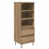 vidaXL H&oslash;yskap Artisan Eik 40 x 36 x 110 cm Konstruert tre