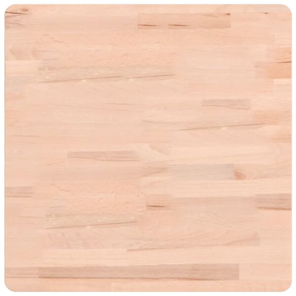 vidaXL Bordplate 50x50x1,5 cm firkantet heltre bøketre