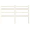 vidaXL Sengegavl hvit 166x4x100 cm heltre furu