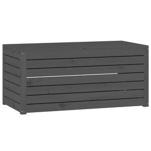 vidaXL Hagekasse gr&aring; 101x50,5x46,5 cm heltre furu