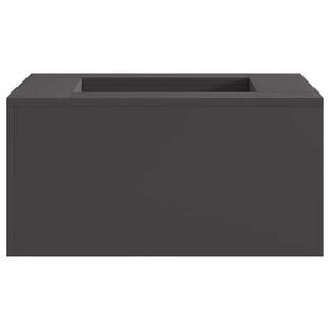 vidaXL B&aring;lplass Svart 60 x 60 x 30 cm St&aring;l