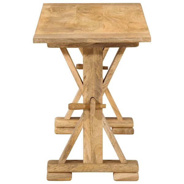 vidaXL Benk 110x35x45 cm heltre mango