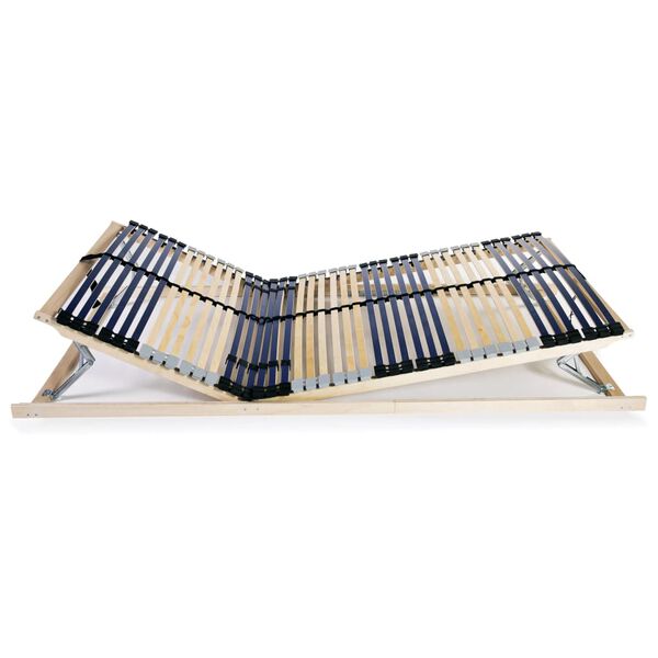 vidaXL Spilebase med 42 lameller 7 soner 100x200 cm