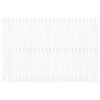 vidaXL Veggmontert sengegavl hvit 166x3x110 cm heltre furu
