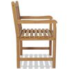 vidaXL Utestoler 2 stk heltre teak