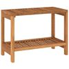 vidaXL Sidebord til baderom 60x30x45 cm heltre teak