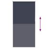vidaXL Rullegardin lystette 80x175 cm stoff bredde 75,7 cm polyester