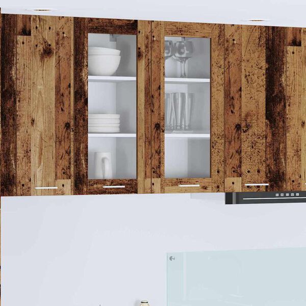 vidaXL Hengende skap Gammelt tre 40 x 31 x 80 cm Konstruert tre