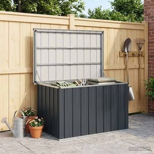 vidaXL Oppbevaringskasse 109x67x65 cm antrasitt