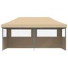 vidaXL Partytelt Beige 292 x 580 x 315 cm Oxford Stoff