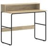 vidaXL Skrivebord med lagring Sonoma eik 100 x 50 x 91 cm