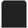 vidaXL Blomsterkasse Svart Eik 40 x 38.5 x 40 cm Konstruert tre