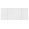 vidaXL Barbord hvit 180x80x110 cm heltre furu