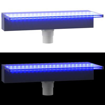 vidaXL Vannfall med RGB LED akryl 45 cm