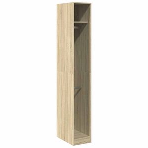 vidaXL Garderobe sonoma eik 30x50x200 cm konstruert tre