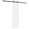 vidaXL Skyved&oslash;r ORKDAL 61 x 198,5 cm Konstruert tre Hvit og svart