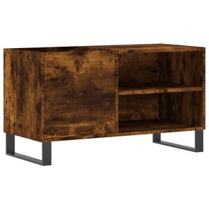 vidaXL Hifi-benk r&oslash;kt eik 85x38x48 cm konstruert tre