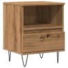 vidaXL Nattbord artisan eik 40x35x50 cm konstruert tre
