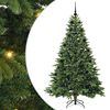 vidaXL Kunstig juletre med 300 LED med stativ gr&oslash;nn 210 cm PE og PVC