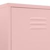 vidaXL Garderobe rosa 90x50x180 cm st&aring;l