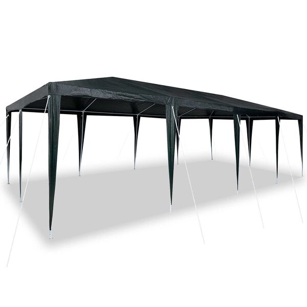 vidaXL Partytelt gr&oslash;nn 800 x 400 x 266 cm Polyetylen og St&aring;l
