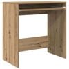 vidaXL Skrivebord Artisan Eik Konstruert tre 77,5 x 43 x 79 cm