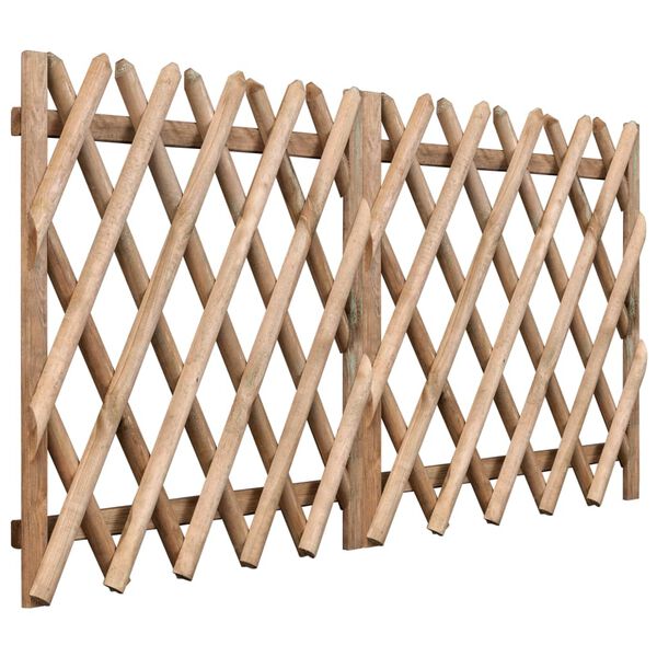 vidaXL Hageporter 2 stk impregnert furu 300x100 cm
