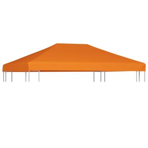 vidaXL Toppduk til paviljong 310 g/m&sup2; 4x3 m oransje