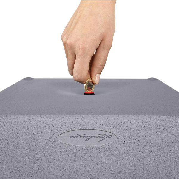 LECHUZA Plantekasse Canto Color Square 40 ALL-IN-ONE grå 13720