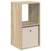 vidaXL Nattbord Sonoma eik 35 x 32 x 68,5 cm Konstruert tre