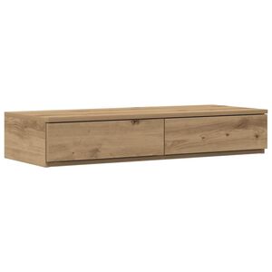 vidaXL Sengeskuffer Artisan Eik 100 x 36,5 x 16,5 cm Konstruert tre