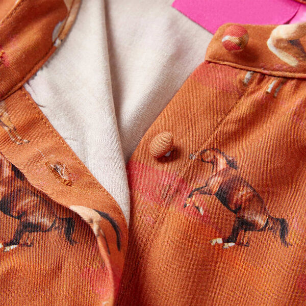 Barnekjole konjakk 92