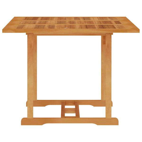 vidaXL Hagebord 150x90x75 cm heltre teak