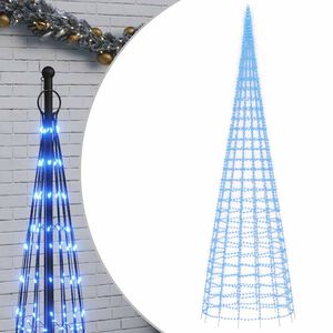vidaXL LED Juletre 3000 LEDs Bl&aring; 800 cm